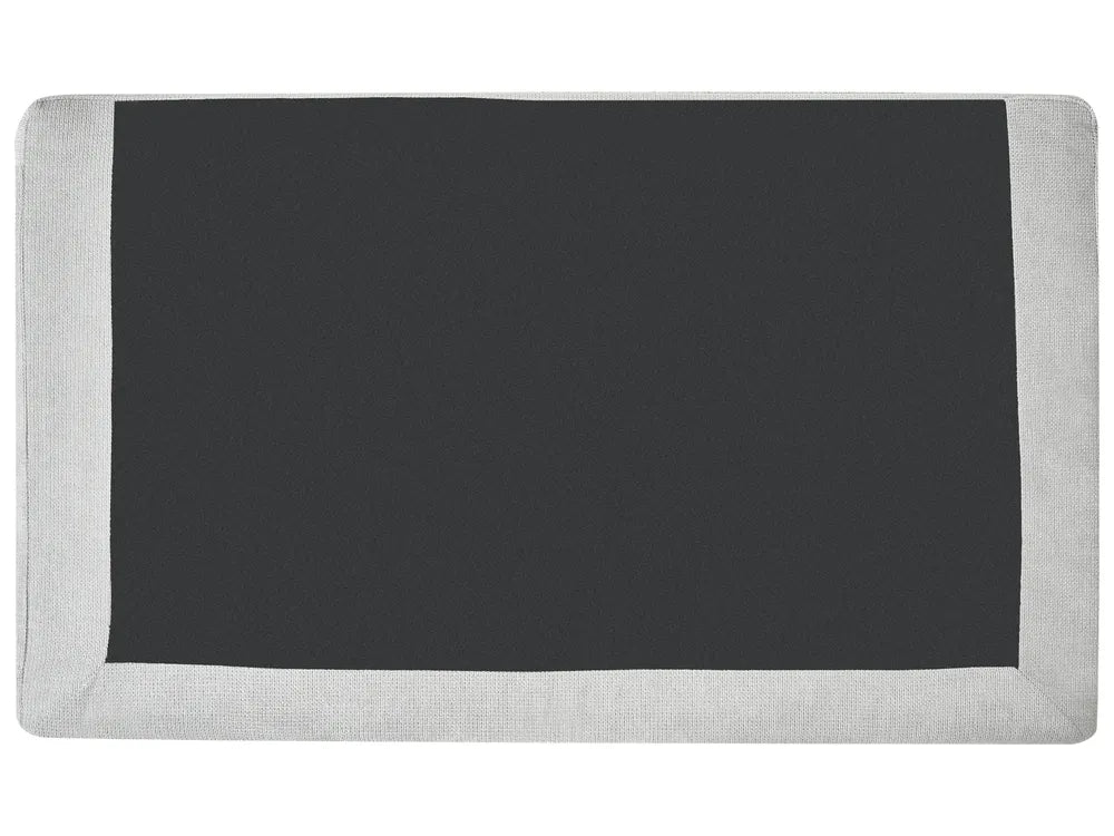 Corner Sofa 3 Seater Chenille Light Grey Right Hand Emilio