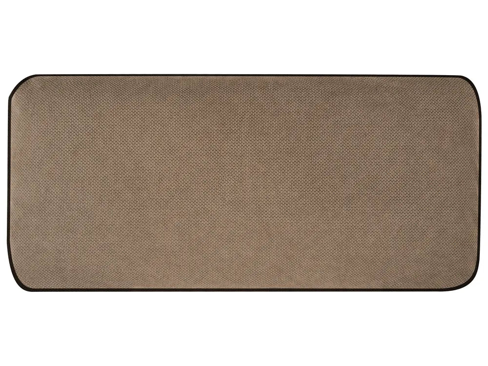 Corner Sofa 3 Seater Fabric Light Brown Left Hand Bodhild