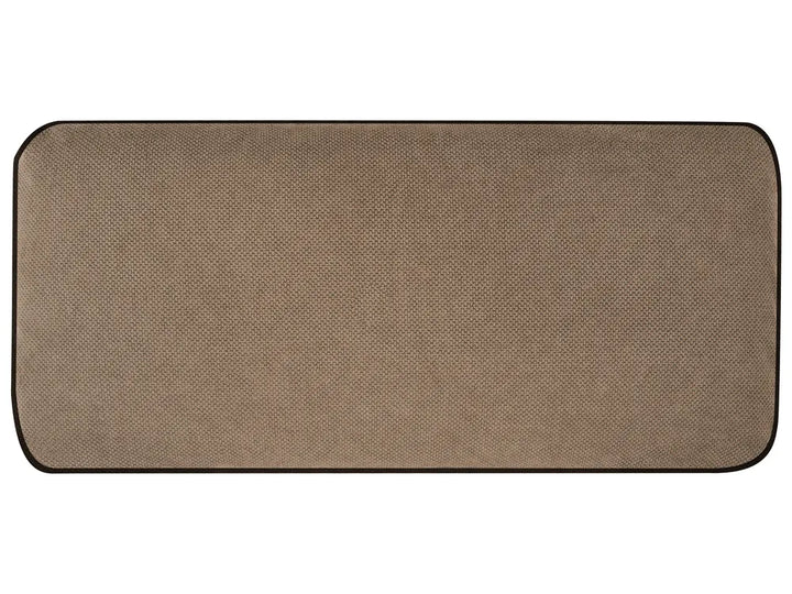 Corner Sofa 3 Seater Fabric Light Brown Left Hand Bodhild