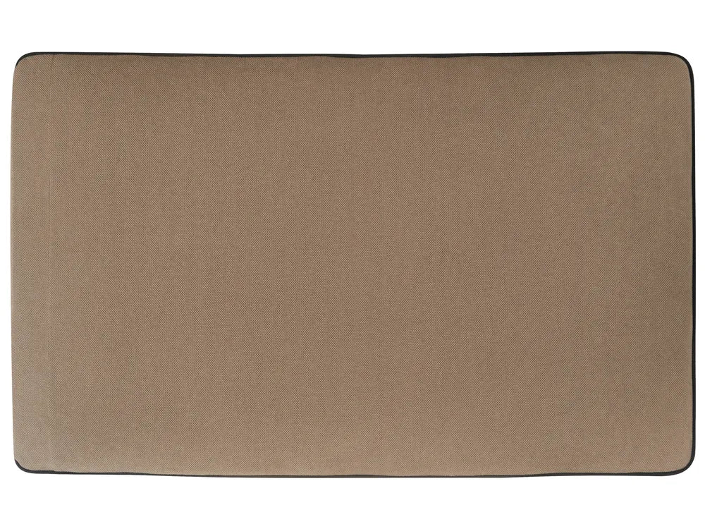 Corner Sofa 3 Seater Fabric Light Brown Left Hand Bodhild