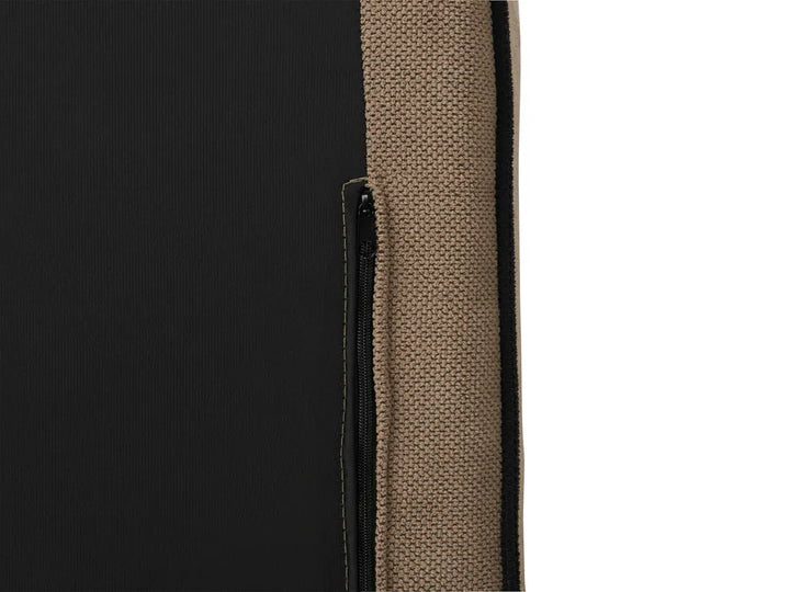 Corner Sofa 3 Seater Fabric Light Brown Left Hand Bodhild