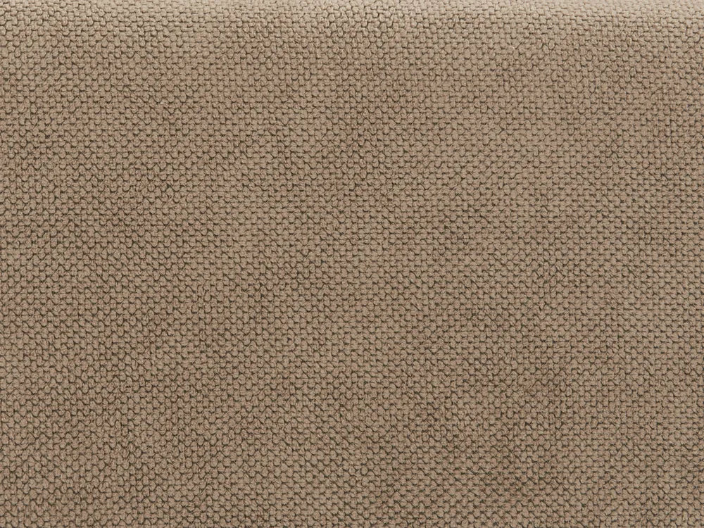 Corner Sofa 3 Seater Fabric Light Brown Left Hand Bodhild