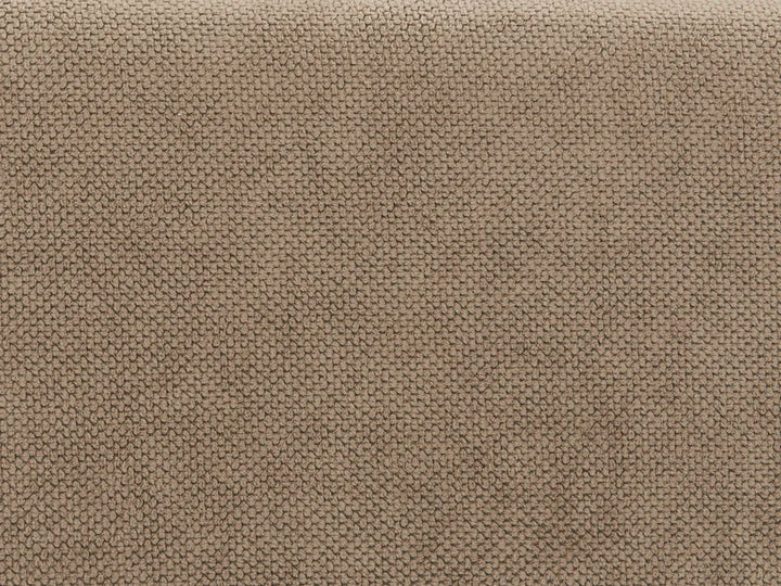 Corner Sofa 3 Seater Fabric Light Brown Left Hand Bodhild