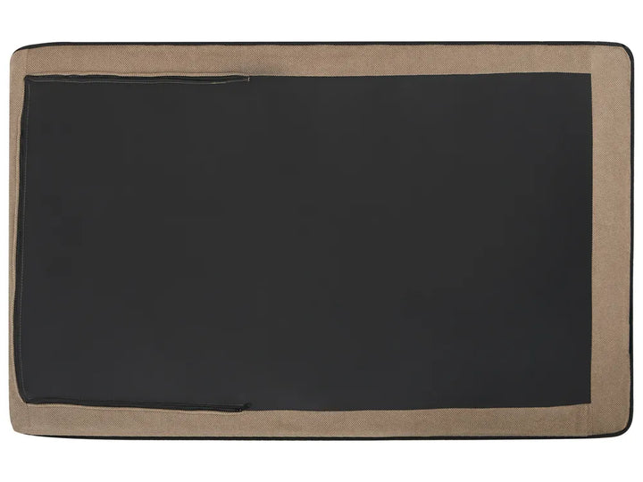 Corner Sofa 3 Seater Fabric Light Brown Left Hand Bodhild