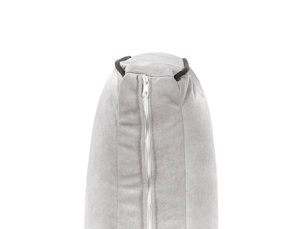 Corner Sofa 3 Seater Velvet Light Grey Left Hand Bodhild