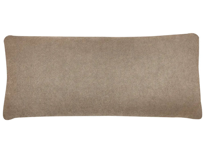 Corner Sofa Bed 3 Seater Fabric Brown with Storage Right Hand Rista