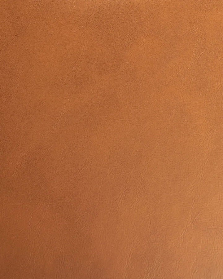 Set of 2 Bar Chairs Faux Leather Swivel Golden Brown Floor Protection Novaro