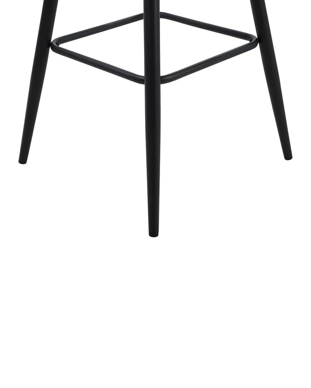 Set of 2 Bar Chairs Grey Non-Slip Leg Protectors Xalana