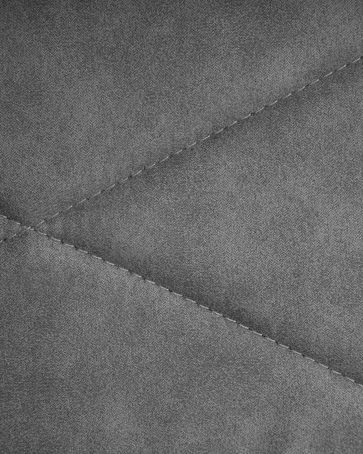 Set of 2 Bar Chairs Grey Non-Slip Leg Protectors Xalana
