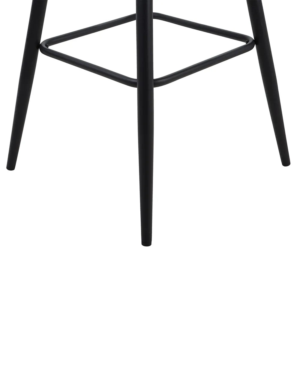 Set of 2 Bar Chairs Beige Solid Craftship Jarnio