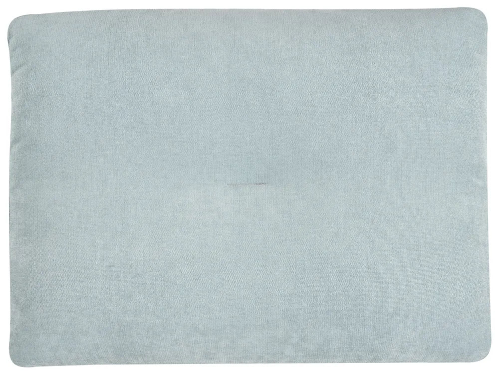 Corner Sofa 3 Seater Chenille Light Blue Right Hand Yvera