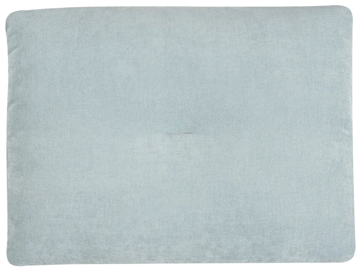 Corner Sofa 3 Seater Chenille Light Blue Right Hand Yvera