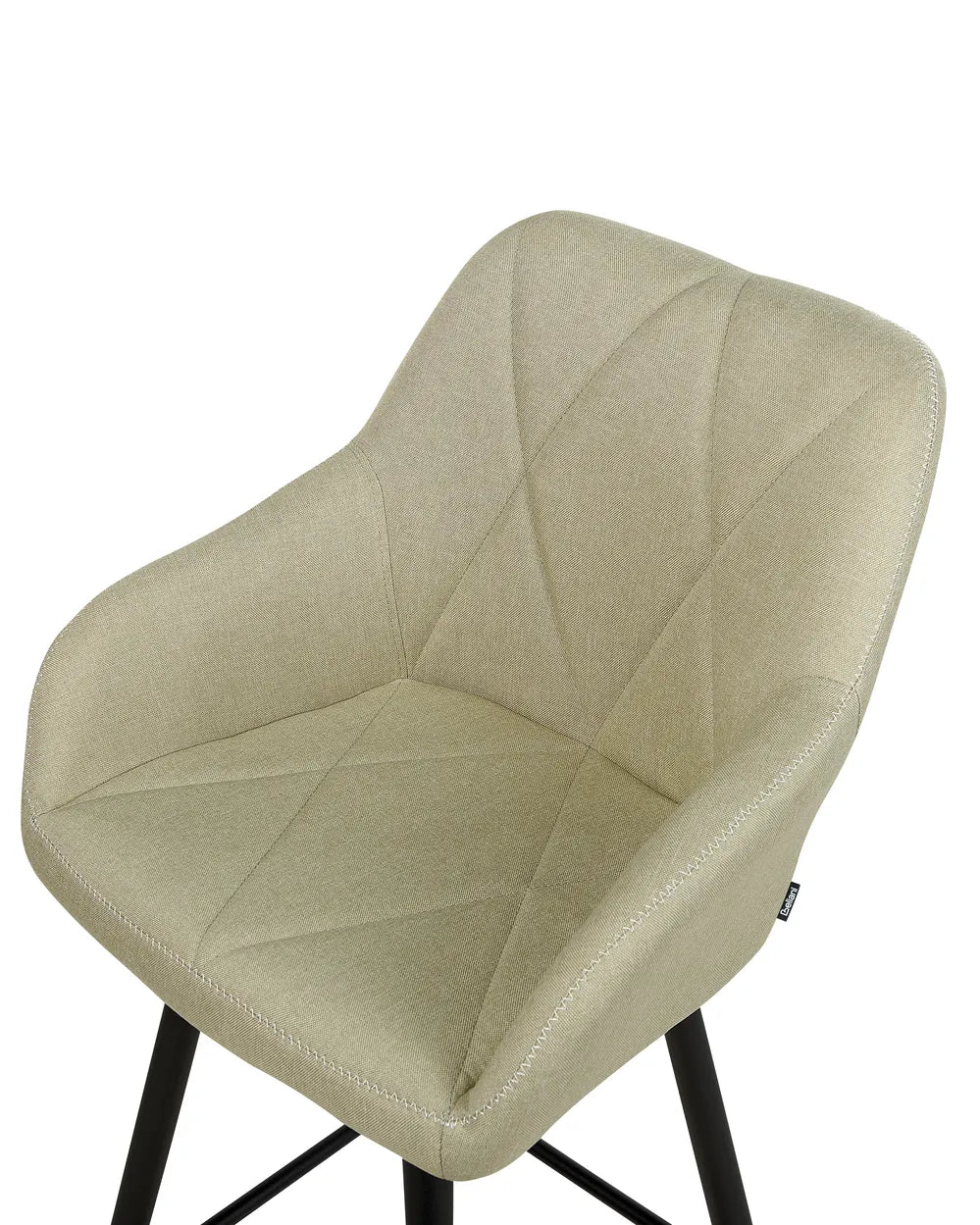 Set of 2 Bar Chairs Light Green Solid Craftship Xalana