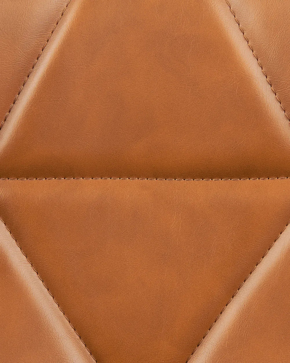 Set of 2 Bar Chairs Faux Leather Swivel Golden Brown Solvia