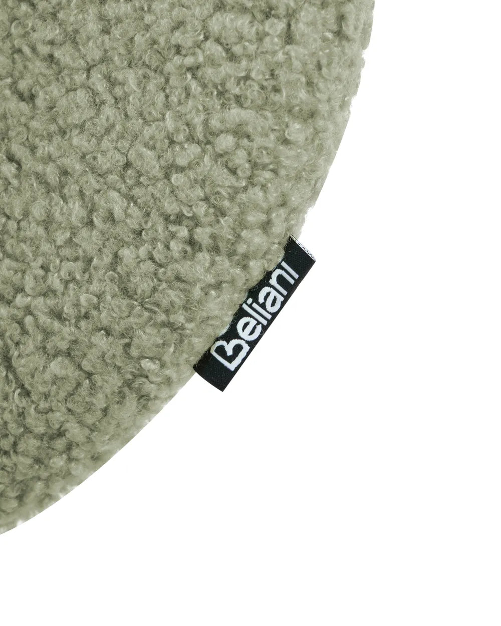 Set of 2 Bar Chairs  Boucle Light Green Comfortable Footrest Hestia