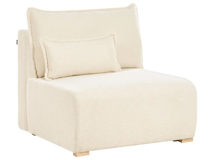 Modular Corner Sofa Boucle Off-White Left Hand Averni