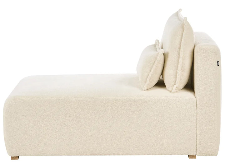 Modular Corner Sofa Boucle Off-White Left Hand Averni