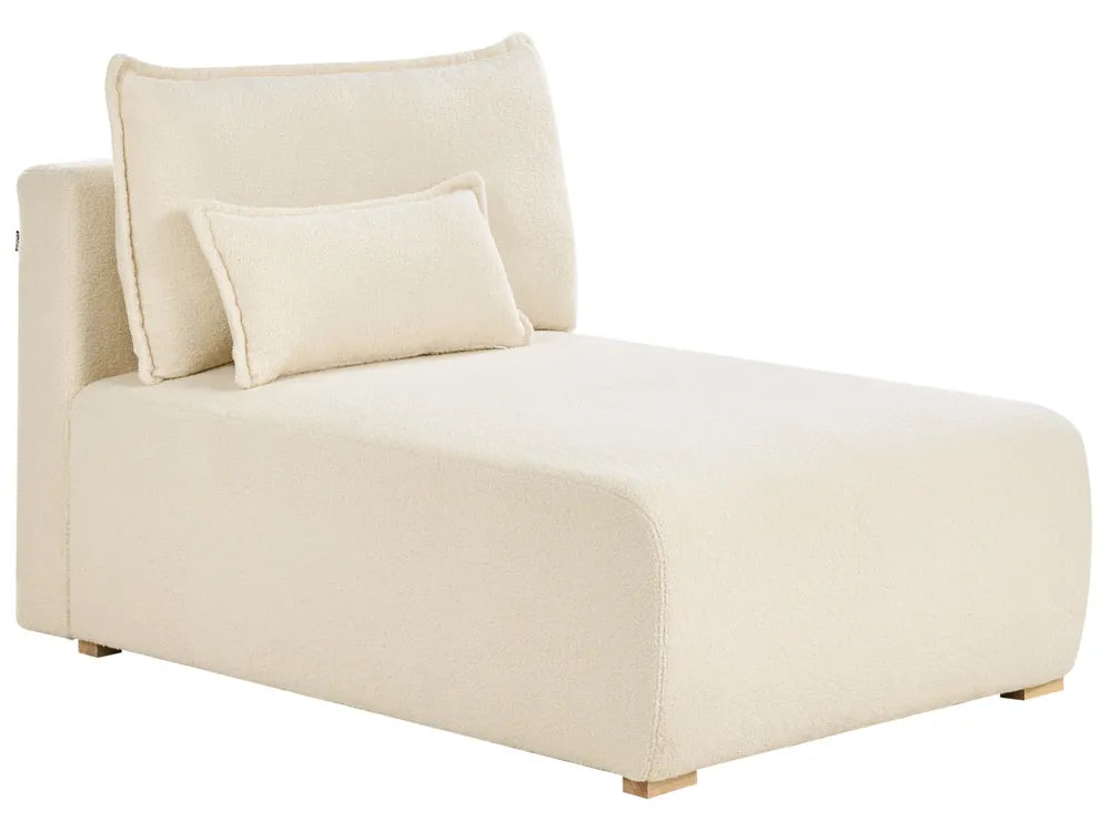 Modular Corner Sofa Boucle Off-White Left Hand Averni