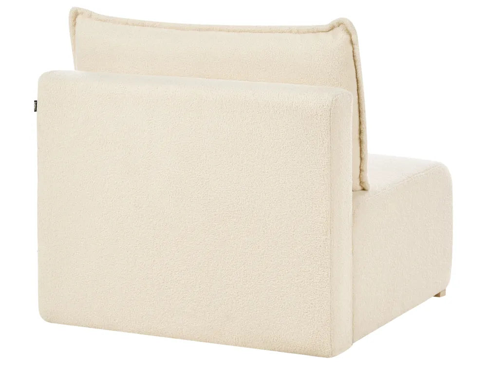 Modular Corner Sofa Boucle Off-White Right Hand Averni