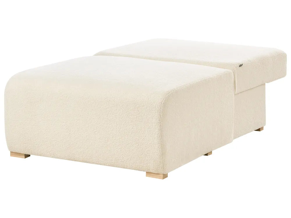 Modular Corner Sofa Boucle Off-White Right Hand Averni