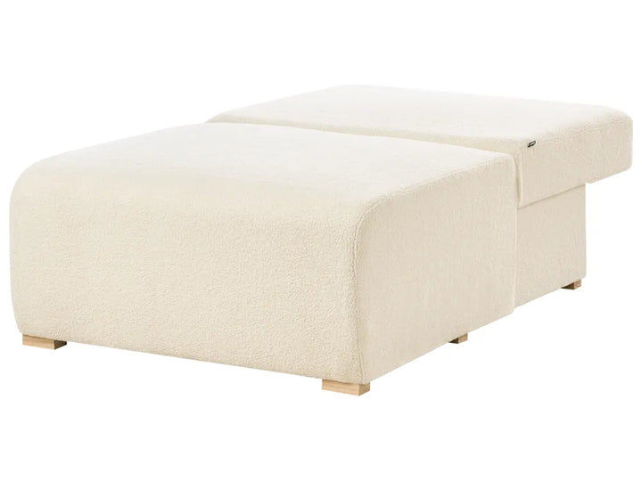 Modular Corner Sofa Boucle Off-White Right Hand Averni