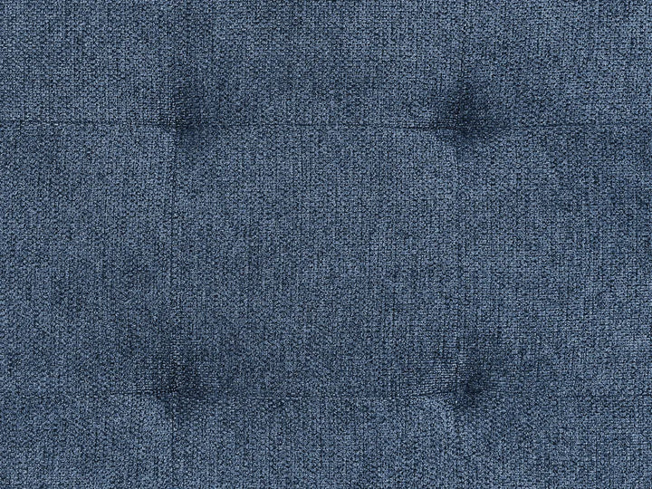 Corner Sofa 3 Seater Fabric Blue Left Hand Weller