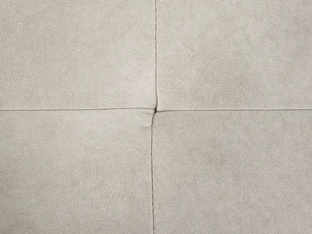 Corner Sofa 3 Seater Velvet Grey Left Hand Weller