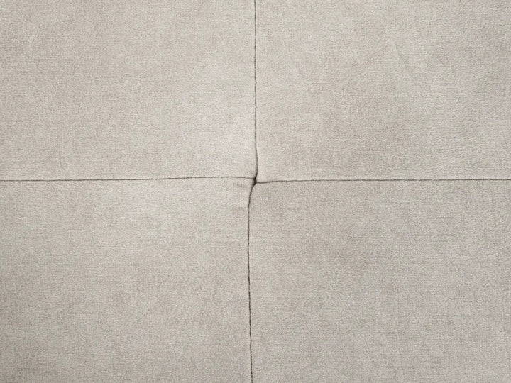 Corner Sofa 3 Seater Velvet Grey Left Hand Weller