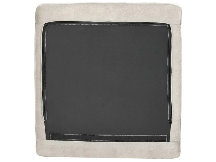 Corner Sofa 3 Seater Velvet Grey Left Hand Weller