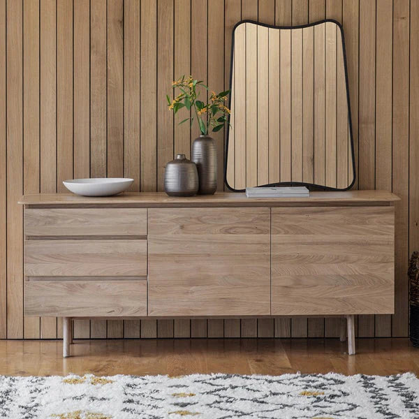 Madrid 2 Door 3 Drawer Oak Sideboard