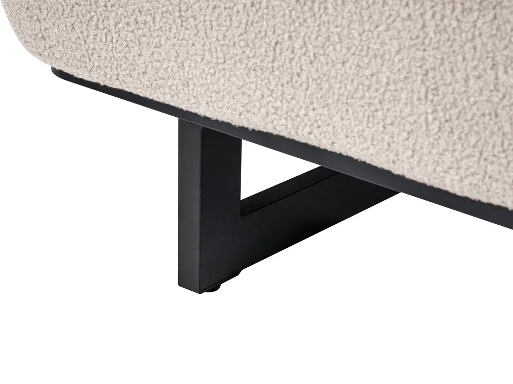 Sofa 3 Seater Boucle Beige Jahey