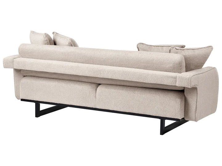 Sofa 3 Seater Boucle Beige Jahey