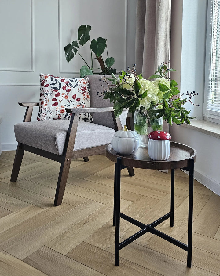 Asnes Armchair Fabric Taupe