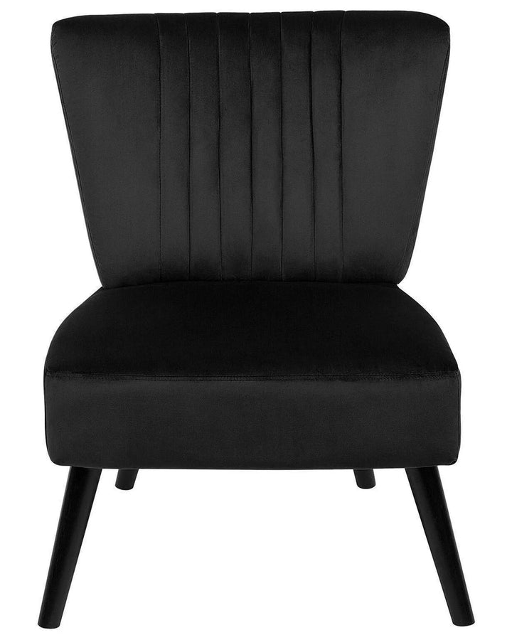 Vaasa Armchair Velvet Black