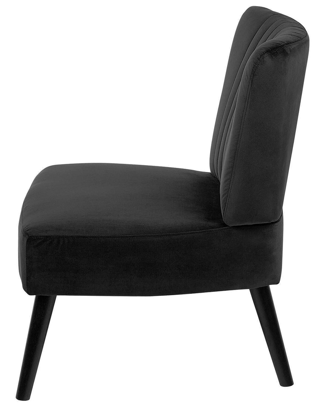 Vaasa Armchair Velvet Black