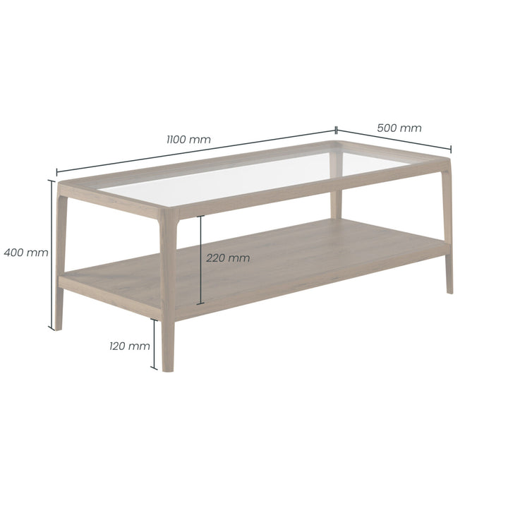 D.I.Designs Abberley Brown Coffee Table