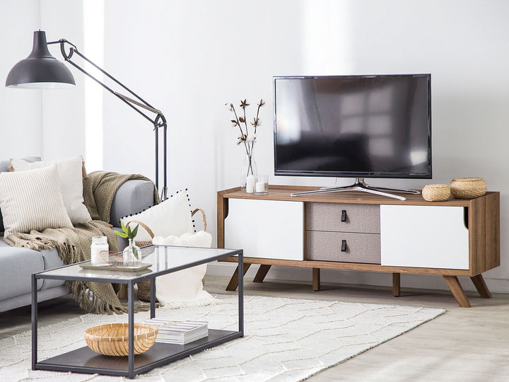 TV Stand Brown/ White Griffing