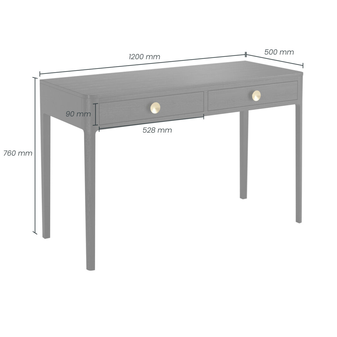 D.I Designs Abberley Desk Black