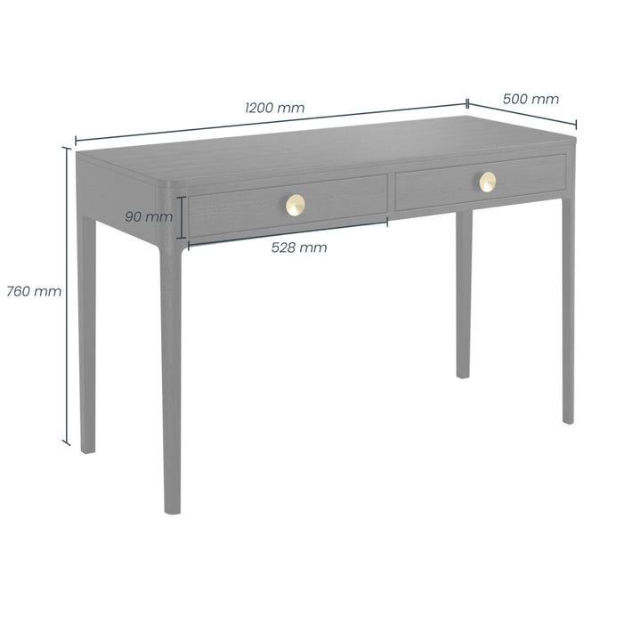 D.I Designs Abberley Desk Black