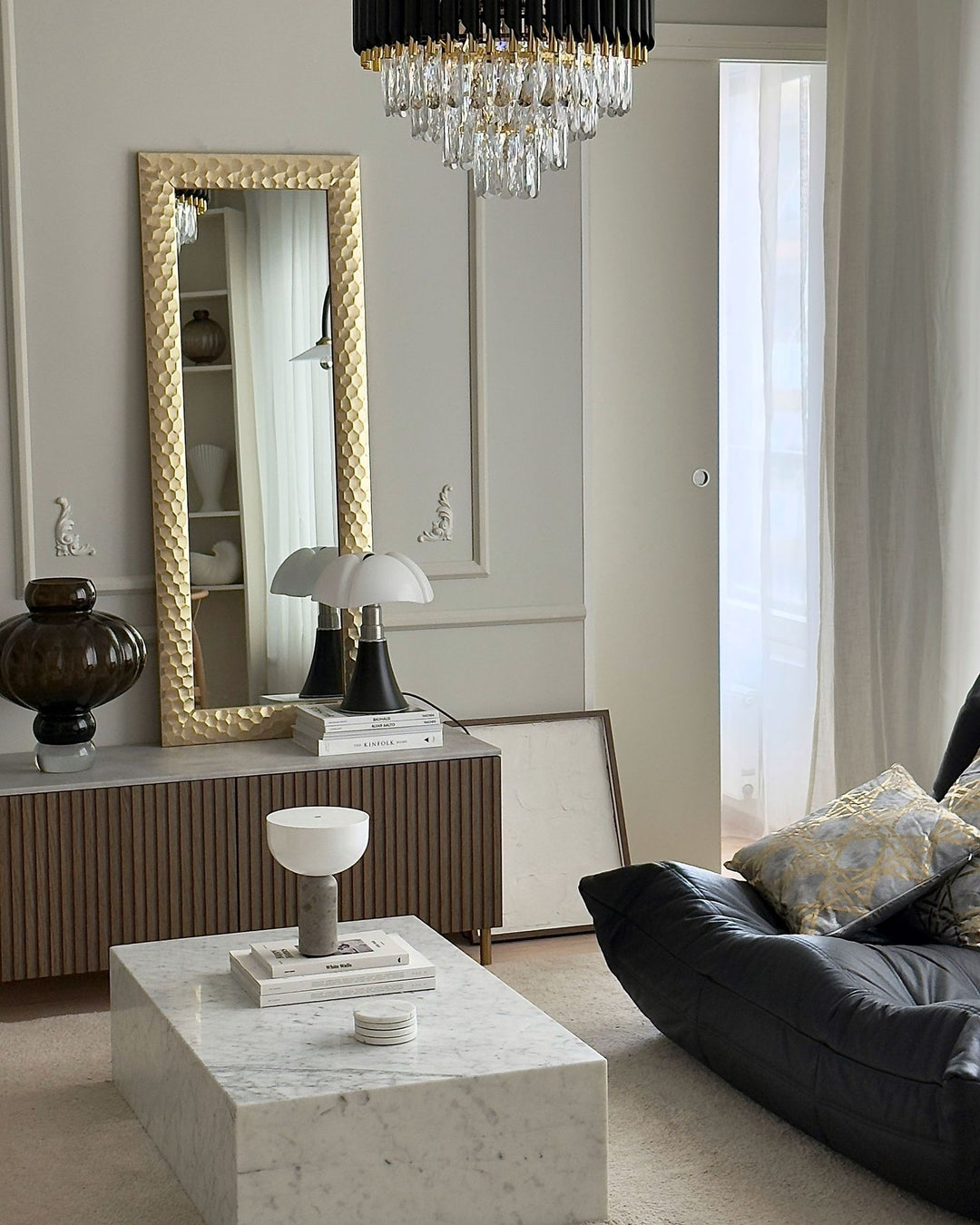 Antibes Wall Mirror Gold