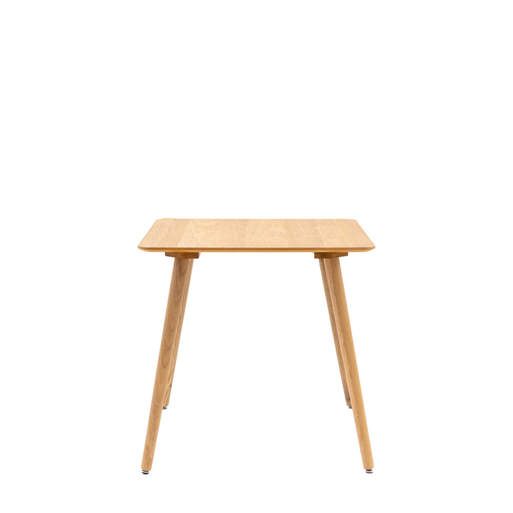 4 Seater Square Dining Table Natural Hatfield