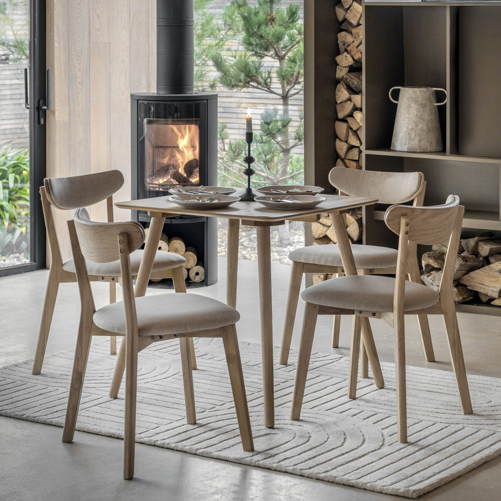 Hatfield Square Dining Table Natural