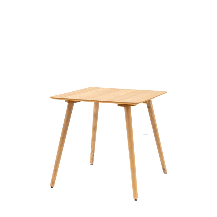 4 Seater Square Dining Table Natural Hatfield