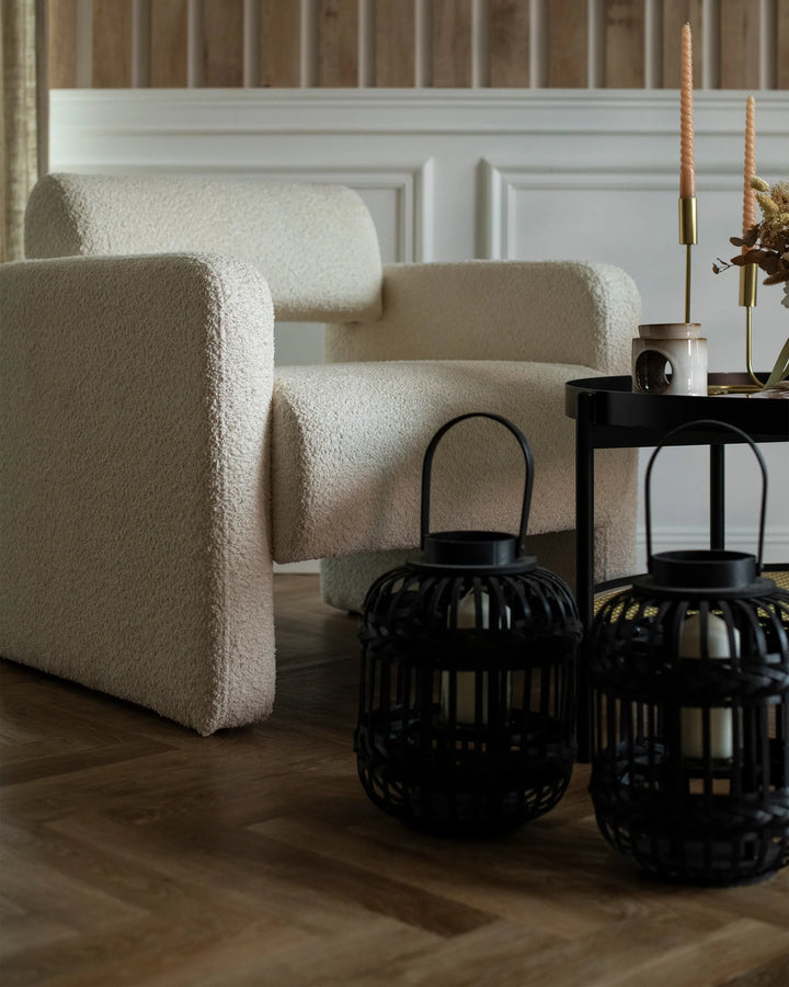 Hallsberg Armchair Boucle Off-White