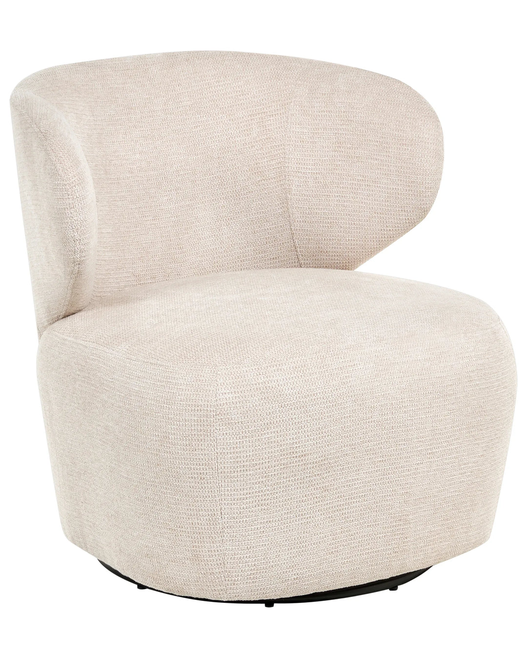 Alvdal Swivel Armchair Fabric Beige