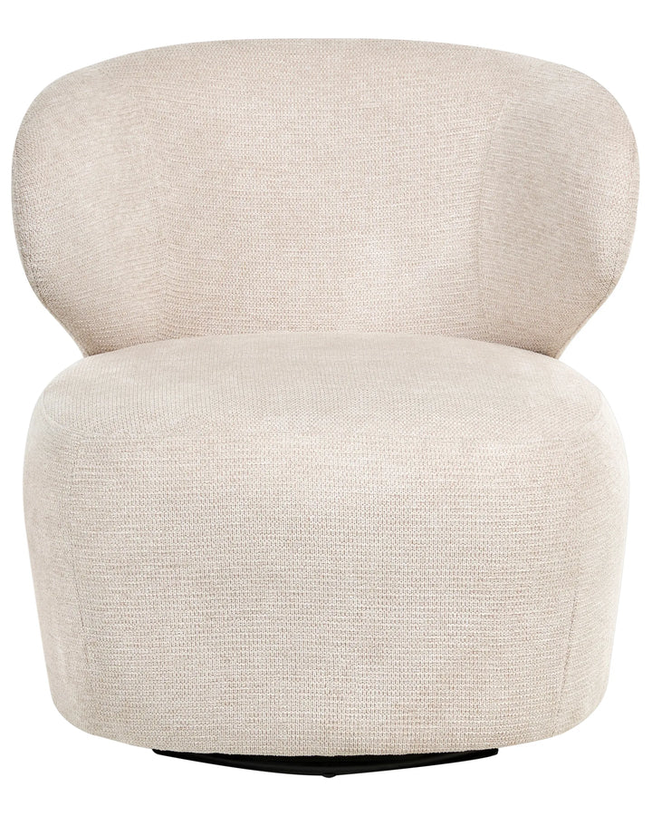 Alvdal Swivel Armchair Fabric Beige