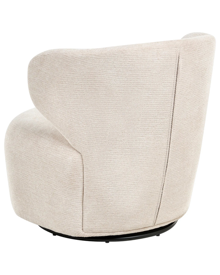 Alvdal Swivel Armchair Fabric Beige
