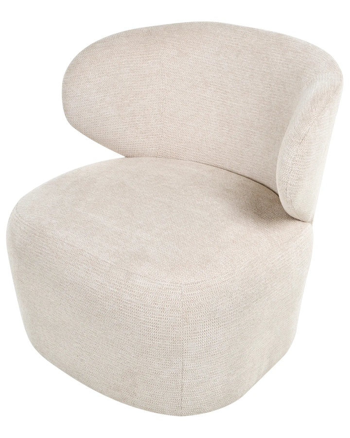 Alvdal Swivel Armchair Fabric Beige