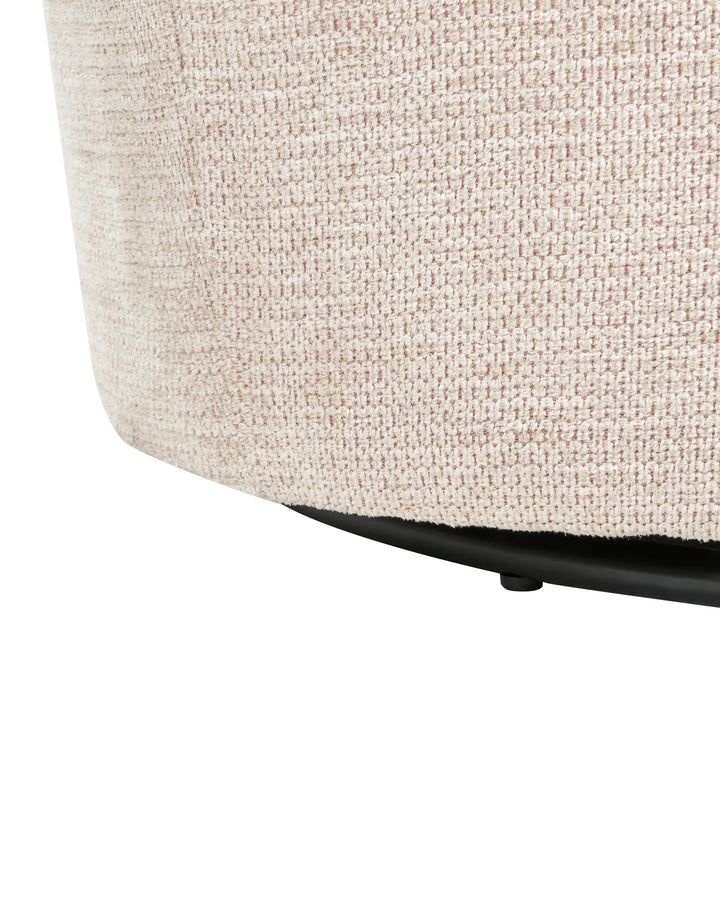 Alvdal Swivel Armchair Fabric Beige