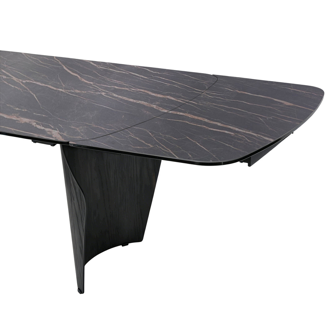 Libra Branwick Extendable Dining Table Deep Charcoal